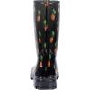 imageAsgard Womens Mid Calf Rain Boots Printed Waterproof Rubber Boots Short Garden ShosePineapple Black