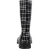 imageAsgard Womens Mid Calf Rain Boots Printed Waterproof Rubber Boots Short Garden ShosePlaid Black