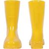 imageAsgard Womens Mid Calf Rain Boots Printed Waterproof Rubber Boots Short Garden ShoseYellow