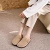 imageAsgard Womens Suede Clogs Leather Mules Arch Support Potato Shoes with Comfort Cork Footbed  Wide Feet Please Half Size UPTaupe