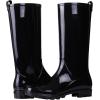 imageAsgard Womens Tall Rain Boots Knee High Waterproof Rainboots Rubber Garden Boots Glossy Black 39 Size 85