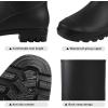 imageAsgard Womens Tall Rain Boots Waterproof Knee High Rainboots Rubber Garden BootsMatte Black