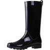 imageAsgard Womens Tall Rain Boots Knee High Waterproof Rainboots Rubber Garden Boots Glossy Black 39 Size 85