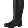 imageAsgard Womens Tall Rain Boots Waterproof Knee High Rainboots Rubber Garden BootsMatte Black