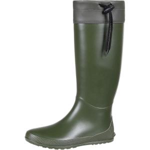 imageAsgard Packable Tall Rain Boots for Women Waterproof Rubber Garden Boots Ultra Lightweight Flat Mud Boots NOT FOR WIDE CALFGreen