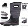 imageWTW Mid Calf Rain Boots for Women  Waterproof Insulated Neoprene Mud Boots Outdoor Hunting Garden BootsAbstract Flecked