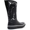 imageWTW Mid Calf Rain Boots for Women  Waterproof Insulated Neoprene Mud Boots Outdoor Hunting Garden BootsBlack Marble