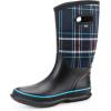 imageWTW Mid Calf Rain Boots for Women  Waterproof Insulated Neoprene Mud Boots Outdoor Hunting Garden BootsBlue Plaid