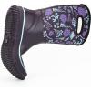 imageWTW Mid Calf Rain Boots for Women  Waterproof Insulated Neoprene Mud Boots Outdoor Hunting Garden BootsGreen Flower