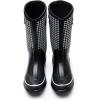 imageWTW Mid Calf Rain Boots for Women  Waterproof Insulated Neoprene Mud Boots Outdoor Hunting Garden BootsHoundstooth