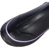 imageWTW Mid Calf Rain Boots for Women  Waterproof Insulated Neoprene Mud Boots Outdoor Hunting Garden BootsPurple Flowers