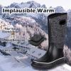 imageWTW Mid Calf Rain Boots for Women  Waterproof Insulated Neoprene Mud Boots Outdoor Hunting Garden BootsWhite Dot
