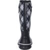 imageWTW Mid Calf Rain Boots for Women  Waterproof Insulated Neoprene Mud Boots Outdoor Hunting Garden BootsWhite Plaid