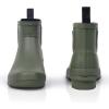 imagelandchief Rain Boots for Women Waterproof Ladies Tall Knee High Rubber bootsComfort Garden Boots AntiSlip Mid Heel Women Rain Shoes OutdoorDeep Green