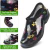 imagelandchief Womens Garden Shoes Waterproof Garden Clogs for Women Comfortable Slipon Shoes with Cushioned Insole NonSlip Work Shoes for Women Outdoor Gardening and YardColorful Puppy Paw
