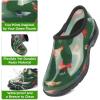 imagelandchief Womens Garden Shoes Waterproof Garden Clogs for Women Comfortable Slipon Shoes with Cushioned Insole NonSlip Work Shoes for Women Outdoor Gardening and YardChicken Green