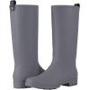imageAsgard Womens Tall Rain Boots Knee High Waterproof Rainboots Rubber Garden BootsGrey