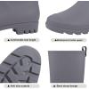 imageAsgard Womens Tall Rain Boots Knee High Waterproof Rainboots Rubber Garden BootsGrey