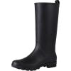 imageAsgard Womens Tall Rain Boots Knee High Waterproof Rainboots Rubber Garden BootsBlack