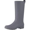 imageAsgard Womens Tall Rain Boots Knee High Waterproof Rainboots Rubber Garden BootsGrey