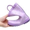 imageWTW Toddler and Kids Rain Boots with EasyOn Handles UnisexChild Waterproof Rubber Rain Boots in Fun Patterns for Girls and Boys ToddlerLittle KidBig KidLullaby Lavender