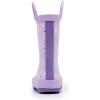 imageWTW Toddler and Kids Rain Boots with EasyOn Handles UnisexChild Waterproof Rubber Rain Boots in Fun Patterns for Girls and Boys ToddlerLittle KidBig KidLullaby Lavender