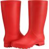 imageAsgard Womens Tall Rain Boots Knee High Waterproof Rainboots Rubber Garden BootsDark Red