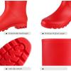 imageAsgard Womens Tall Rain Boots Knee High Waterproof Rainboots Rubber Garden BootsMatte Red