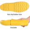 imageAsgard Packable Tall Rain Boots for Women Waterproof Rubber Garden Boots Ultra Lightweight Flat Mud Boots NOT FOR WIDE CALFYellow