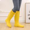 imageAsgard Packable Tall Rain Boots for Women Waterproof Rubber Garden Boots Ultra Lightweight Flat Mud Boots NOT FOR WIDE CALFYellow