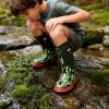 imageWTW Kids Rubber Rain Boots  Neoprene Insulated 100 Waterproof Mid Calf Mud Boots for Boys and Girls Winter Snow BootsCamo