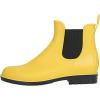 imageAsgard Womens Ankle Rain Boots Waterproof Chelsea BootsYellow