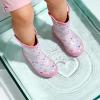 image:imageWTW Toddler and Kids Rain Boots with EasyOn Handles UnisexChild Waterproof Rubber Rain Boots in Fun Patterns for Girls and Boys ToddlerLittle KidBig KidConfetti Hearts